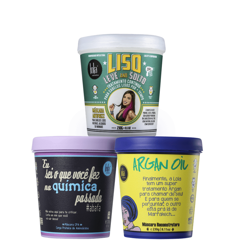 Kit Lola Cosmetics Cronograma Capilar Cabelão (3 Produtos) Menor preço em Kit Lola Cosmetics Cronograma Capilar Cabelão (3 Produtos)