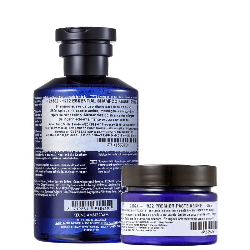 Kit 1922 by J. M. Keune Essential Premier (2 Produtos)