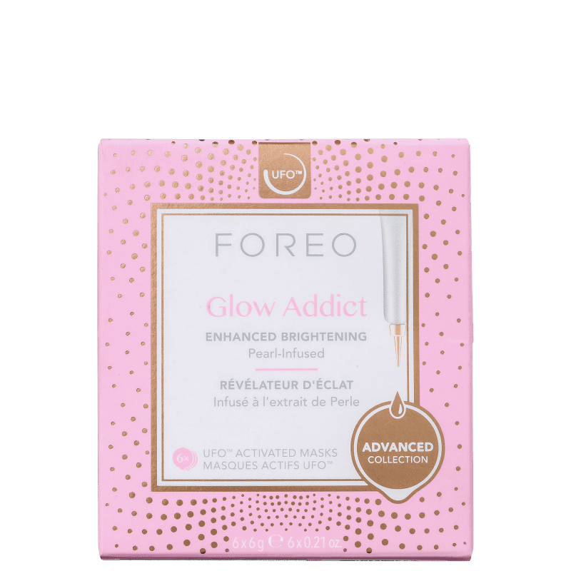 FOREO UFO Glow Addict - Máscaras Faciais 6x4g