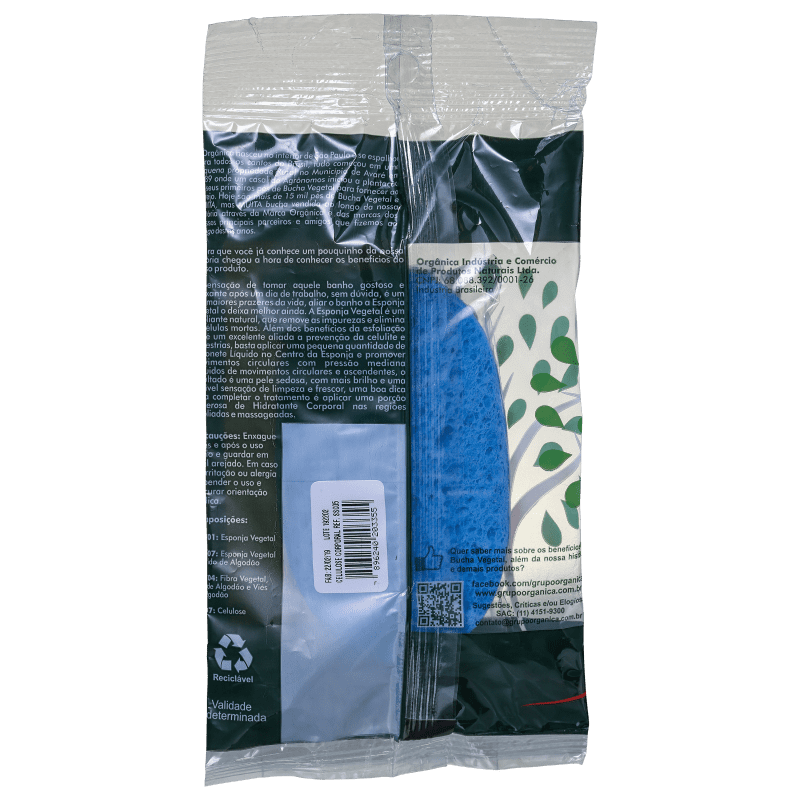 Orgânica Celulose - Esponja de Banho 38g