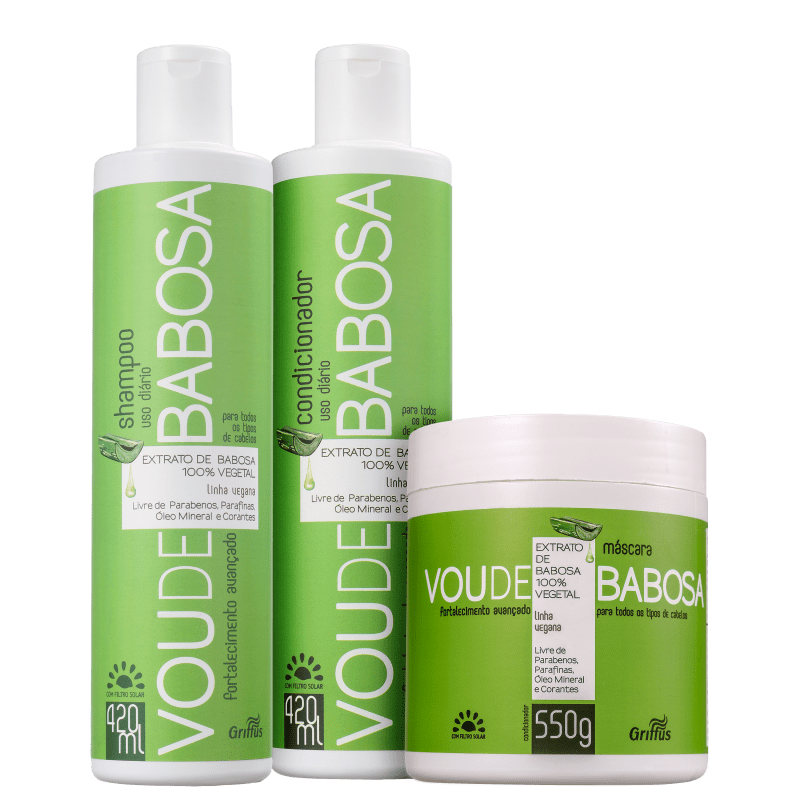 Kit Griffus Vou de Babosa Trio (3 Produtos)