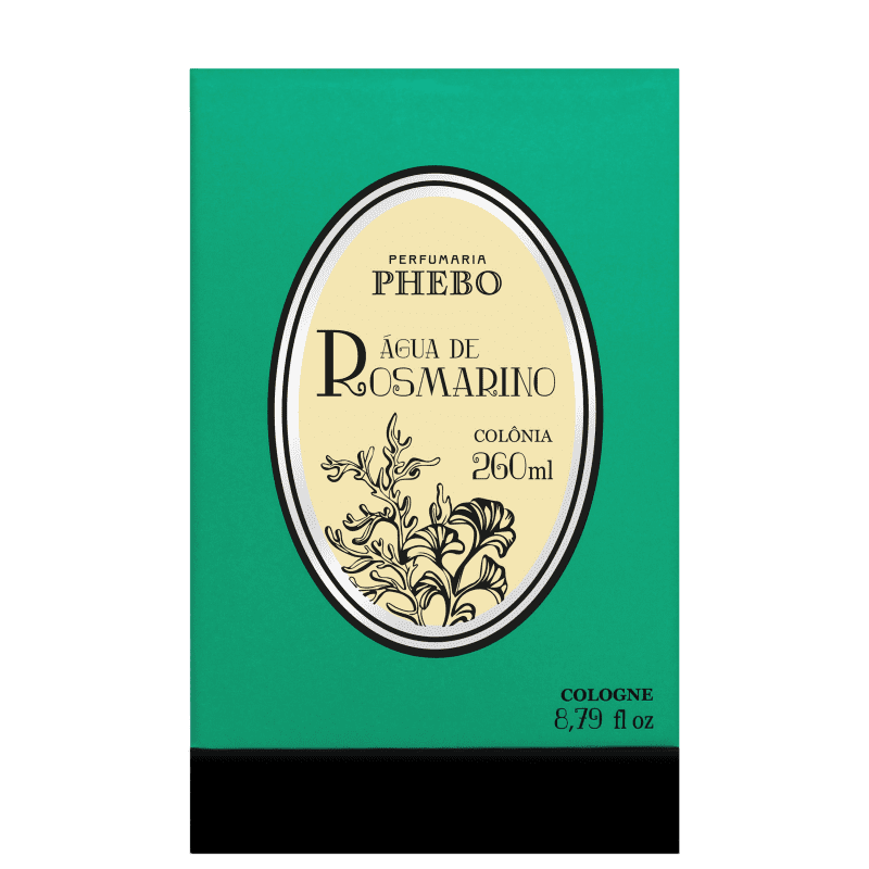 Águas de Rosmarino Phebo Eau de Cologne - Perfume Unissex 260ml