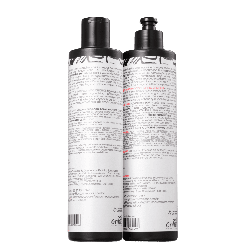 Kit Griffus Amo Cachos Multifuncional Duo (2 Produtos)