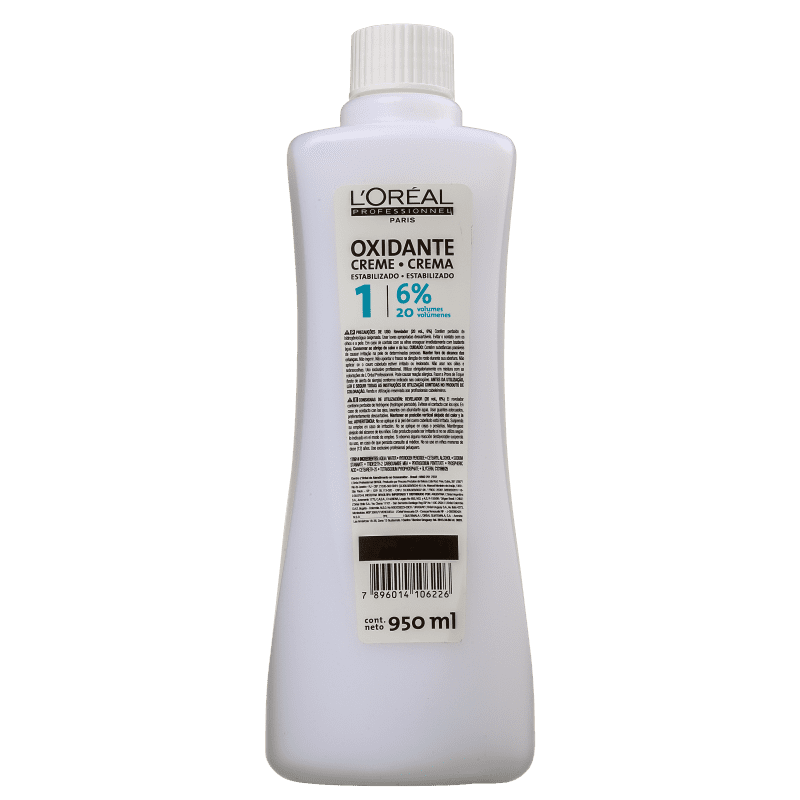 L’Oréal Professionnel Creme 1 - Oxidante 20 Volumes 950ml Menor preço em L’Oréal Professionnel Creme 1 - Oxidante 20 Volumes 950ml
