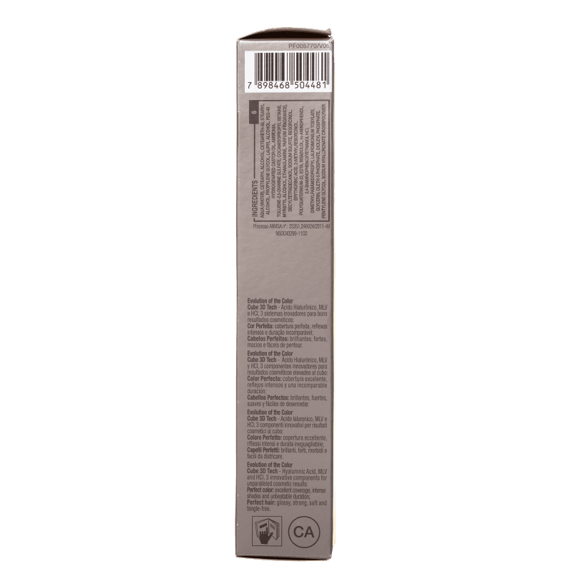 Alfaparf Evolution Of The Color 6 Louro Escuro - Coloração Permanente 60ml