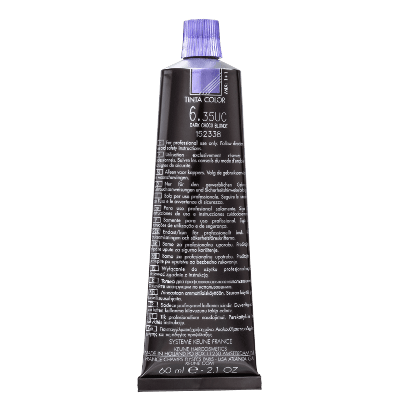 Keune Tinta Color Ultimate Cover 6.35 Louro Escuro Chocolate - Coloração 60ml