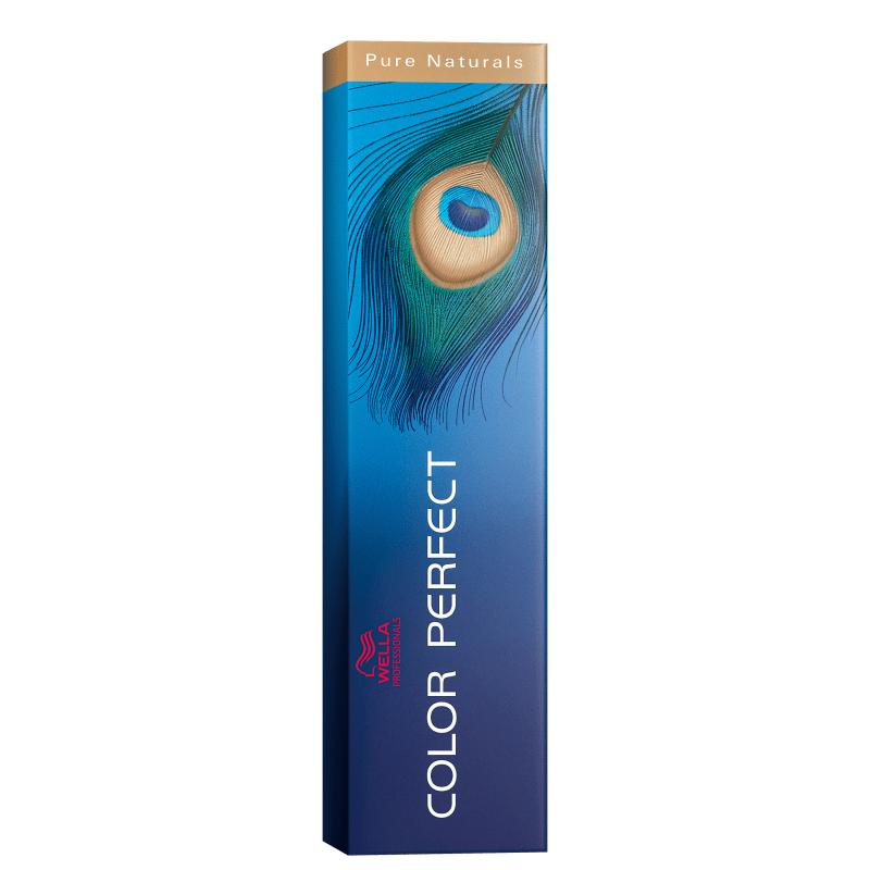 Wella Professionals Color Perfect 7/01 Louro Médio Natural Acinzentado - Coloração Permanente 60g