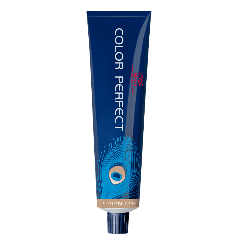 Wella Professionals Color Perfect 7/01 Louro Médio Natural Acinzentado - Coloração Permanente 60g