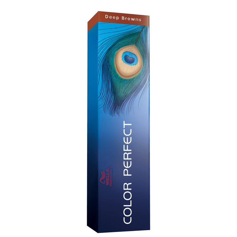 Wella Professionals Color Perfect 7/77 Louro Médio Marrom Intenso - Coloração Permanente 60g