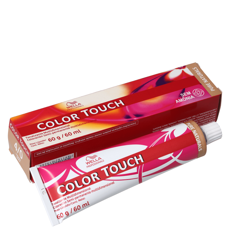 Wella Professionals Color Touch 4/0 Castanho Médio - Tonalizante 60g Menor preço em Wella Professionals Color Touch 4/0 Castanho Médio - Tonalizante 60g