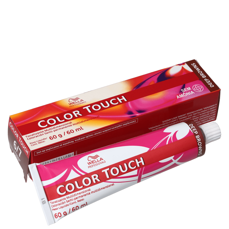 Wella Professionals Color Touch 6/7 Louro Escuro Marrom - Tonalizante 60g