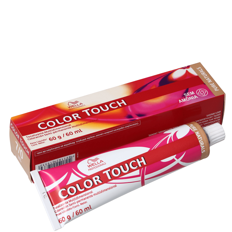 Tonalizante Wella Professionals Color Touch 7/0 Louro Médio 60g