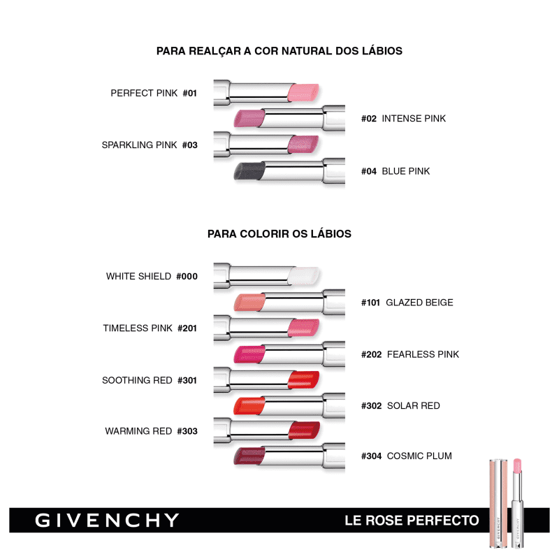 Givenchy Le Rose Perfecto N201 Timeless Pink - Bálsamo Labial 2,2g