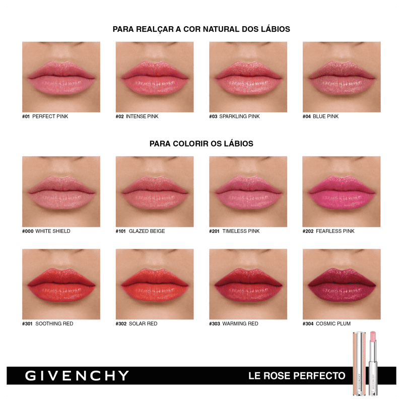 Givenchy Le Rose Perfecto N303 Warning Red - Bálsamo Labial 2,2g