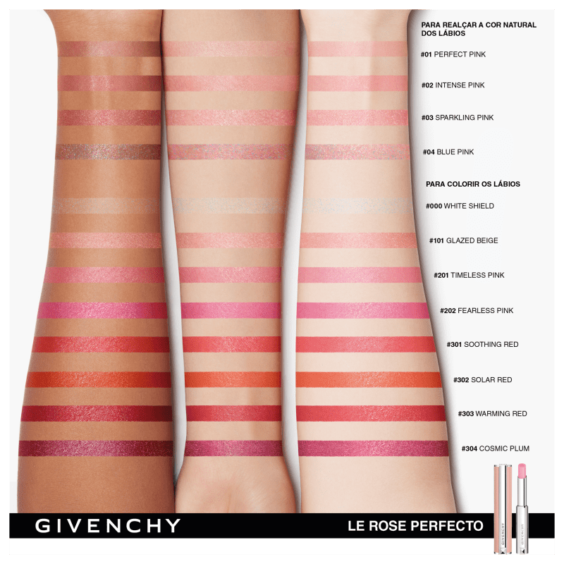Givenchy Le Rose Perfecto N303 Warning Red - Bálsamo Labial 2,2g