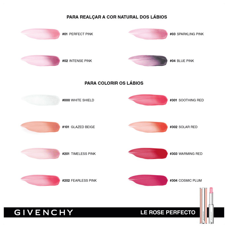 Givenchy Le Rose Perfecto N303 Warning Red - Bálsamo Labial 2,2g