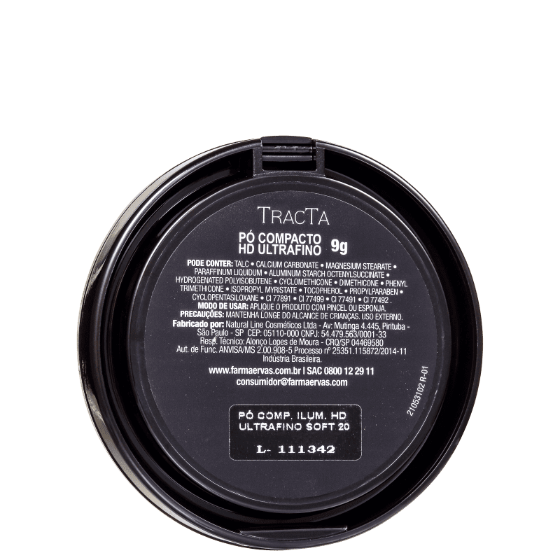 Tracta HD Ultrafino 20 Soft - Pó Compacto Luminoso 11g