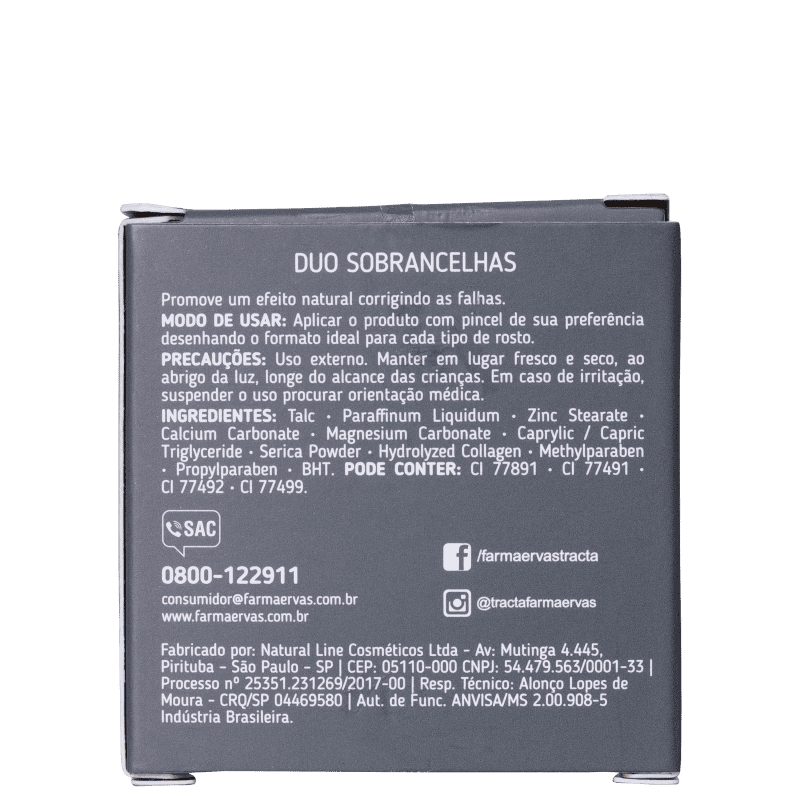 Tracta Duo - Sombra para Sobrancelha 4g