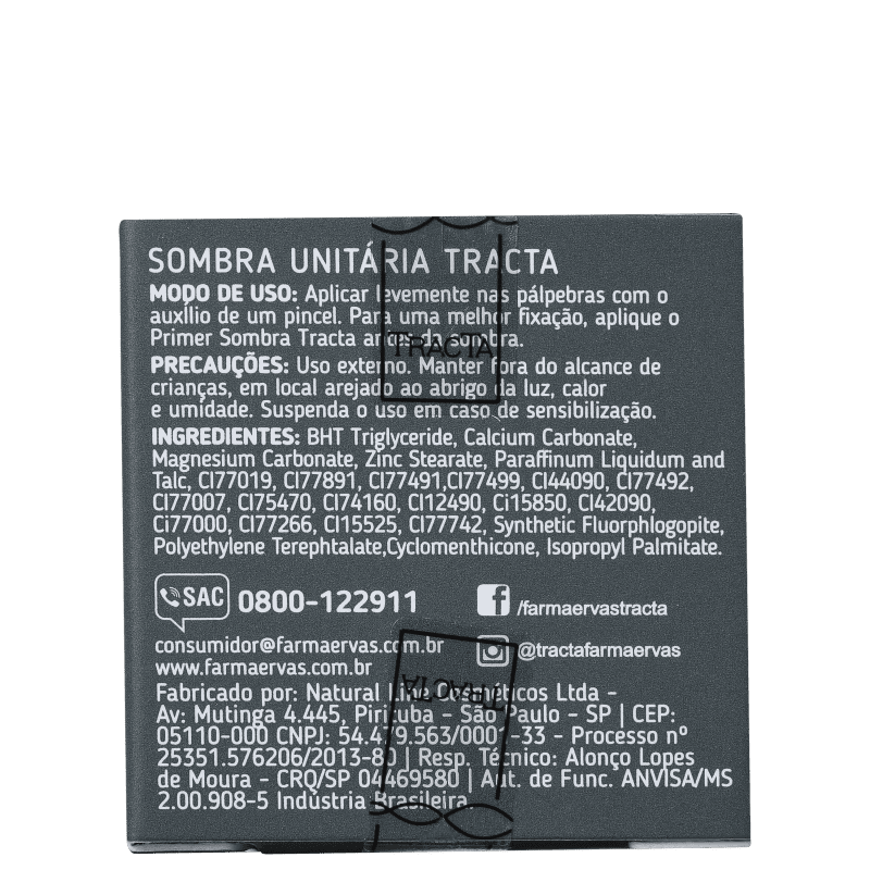 Tracta 20 Marrom - Sombra Matte 1,8g