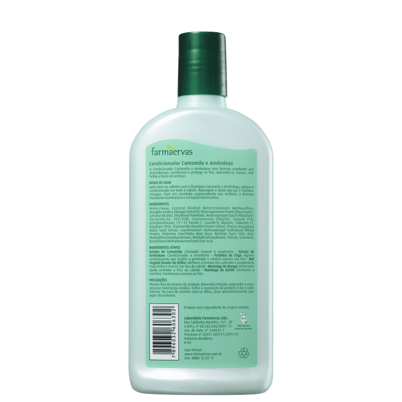 Farmaervas Camomila e Amêndoas - Condicionador 320ml