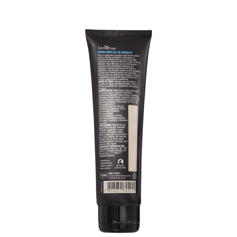 Farmaervas Urban Men - Gel de Barbear 90g