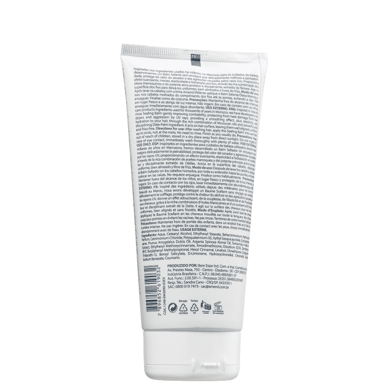 Amend Millenar Óleos Marroquinos Balm Selante - Leave-in 180g