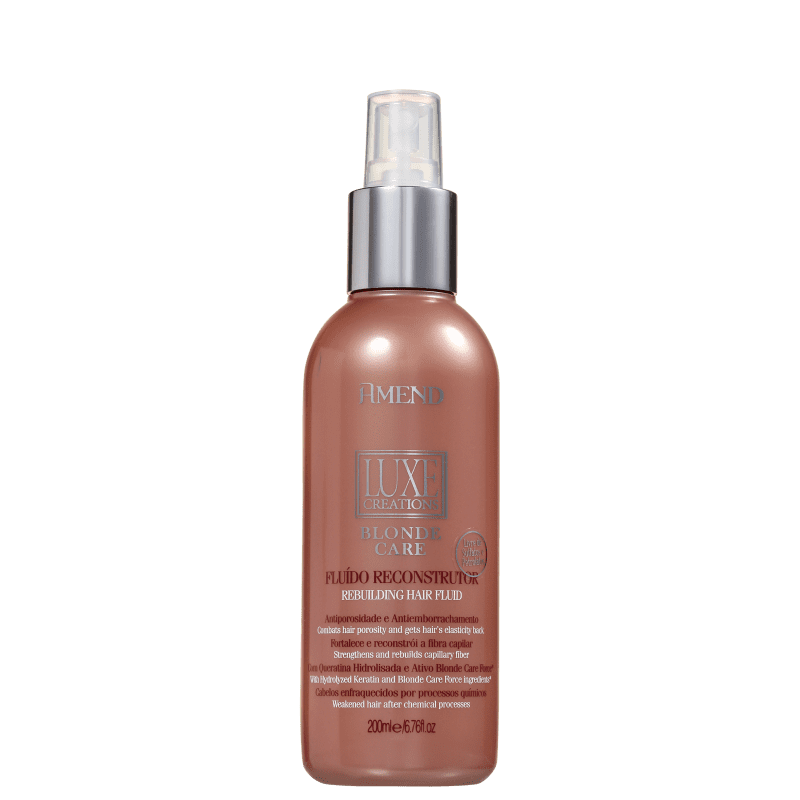 Amend Luxe Creations Blonde Care - Fluído Reconstrutor 200ml