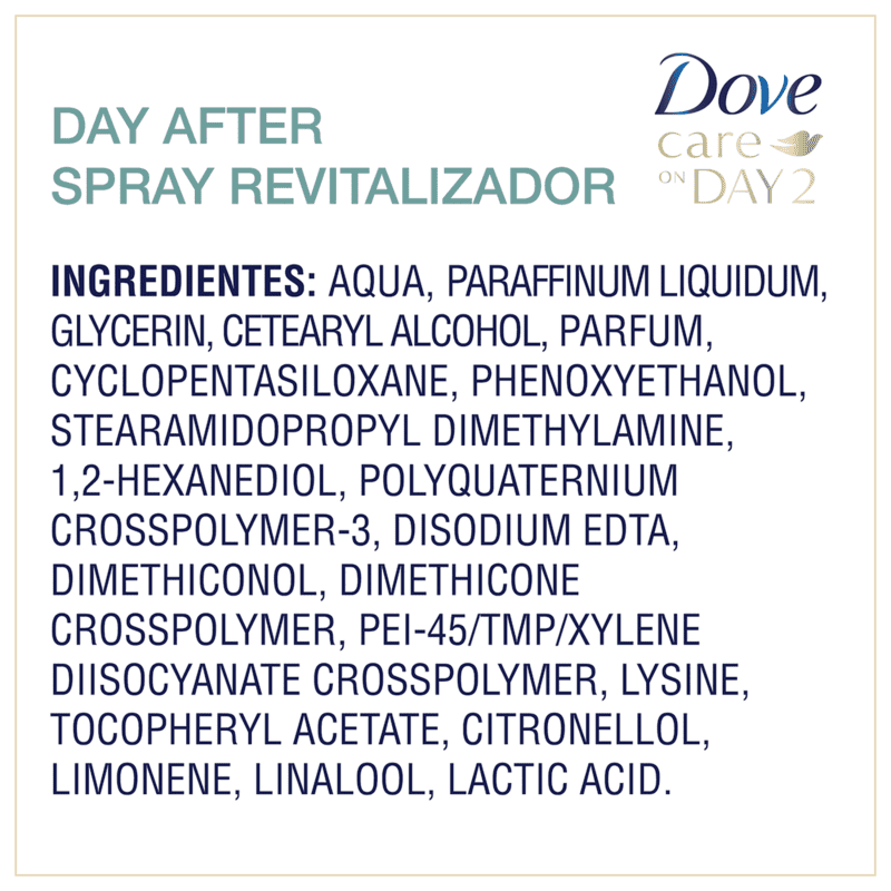 Dove Care On Day 2 Day After - Spray Leave-in 200ml