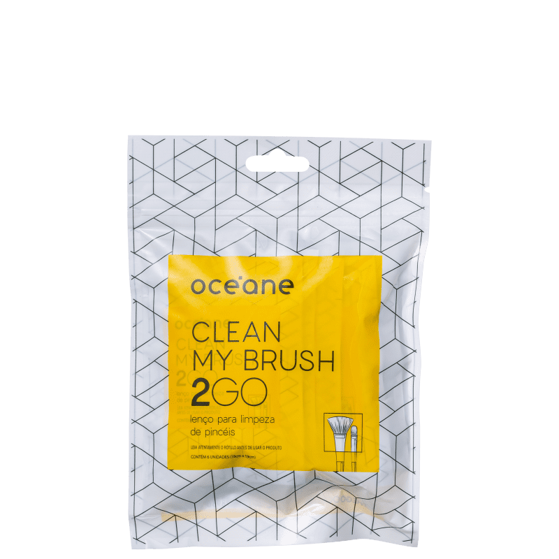 Océane Clean My Brush 2 Go - Limpador de Pincéis para Maquiagem (6 Unidades)