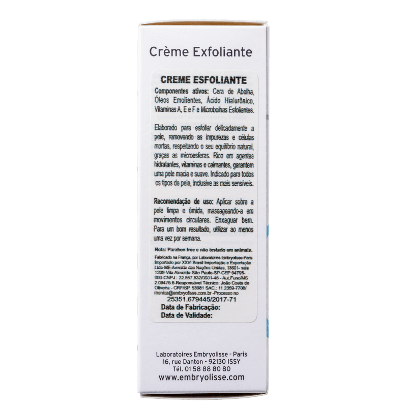 Embryolisse - Creme Esfoliante Facial 60ml