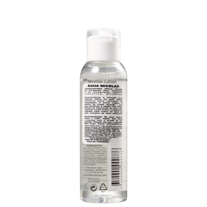 Embryolisse Micellaire - Loção Demaquilante 100ml