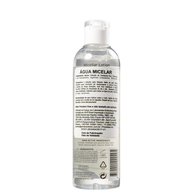 Embryolisse Micellaire - Loção Demaquilante 250ml