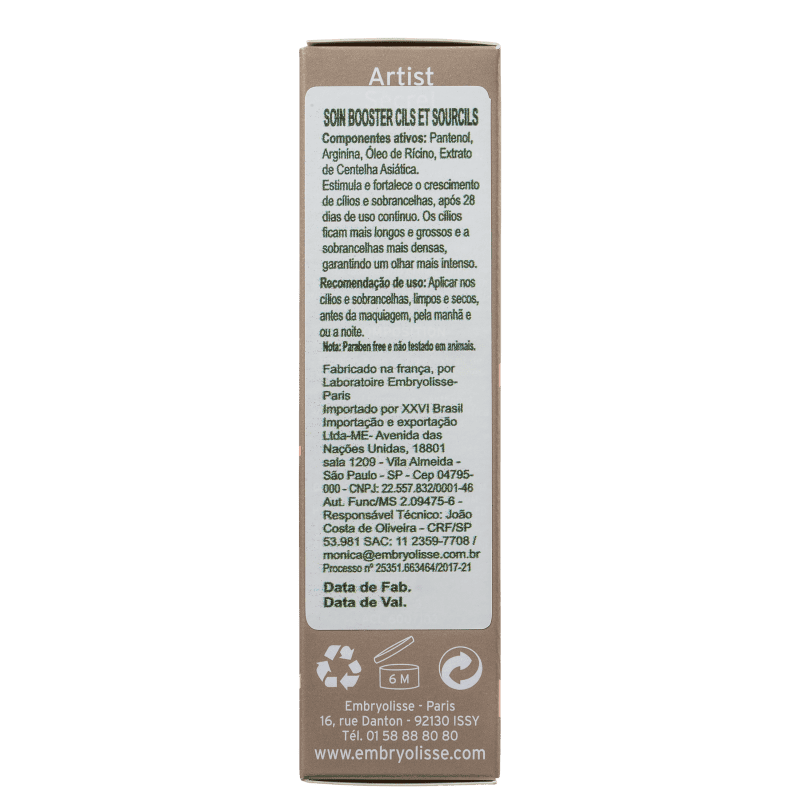 Embryolisse Soin Booster - Tratamento para Cílios e Sobrancelhas 6,5ml