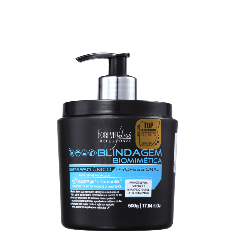 Forever Liss Professional Blindagem Capilar Biomimética - Máscara 500g Menor preço em Forever Liss Professional Blindagem Capilar Biomimética - Máscara 500g