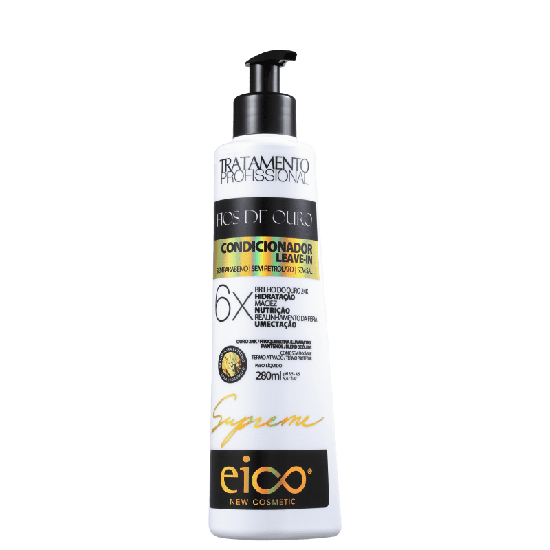 Eico Supreme Fios de Ouro - Condicionador Multifuncional 280ml