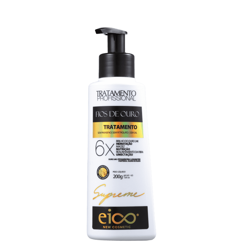 Eico Supreme Fios de Ouro - Tratamento Capilar 200g