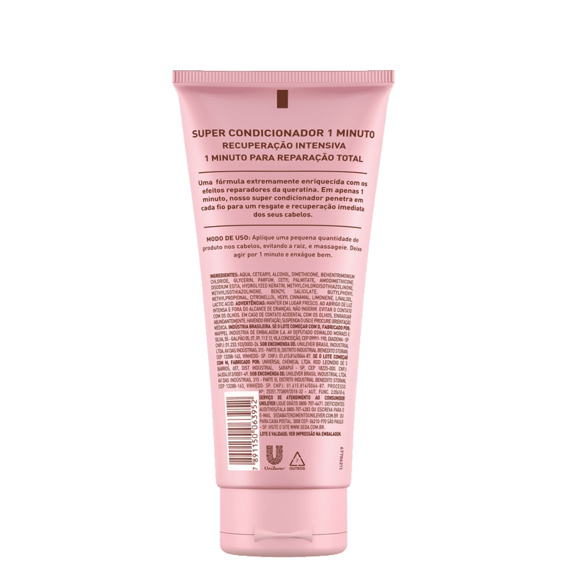 Seda Super Condicionador Hidratação Máxima - Condicionador 170ml