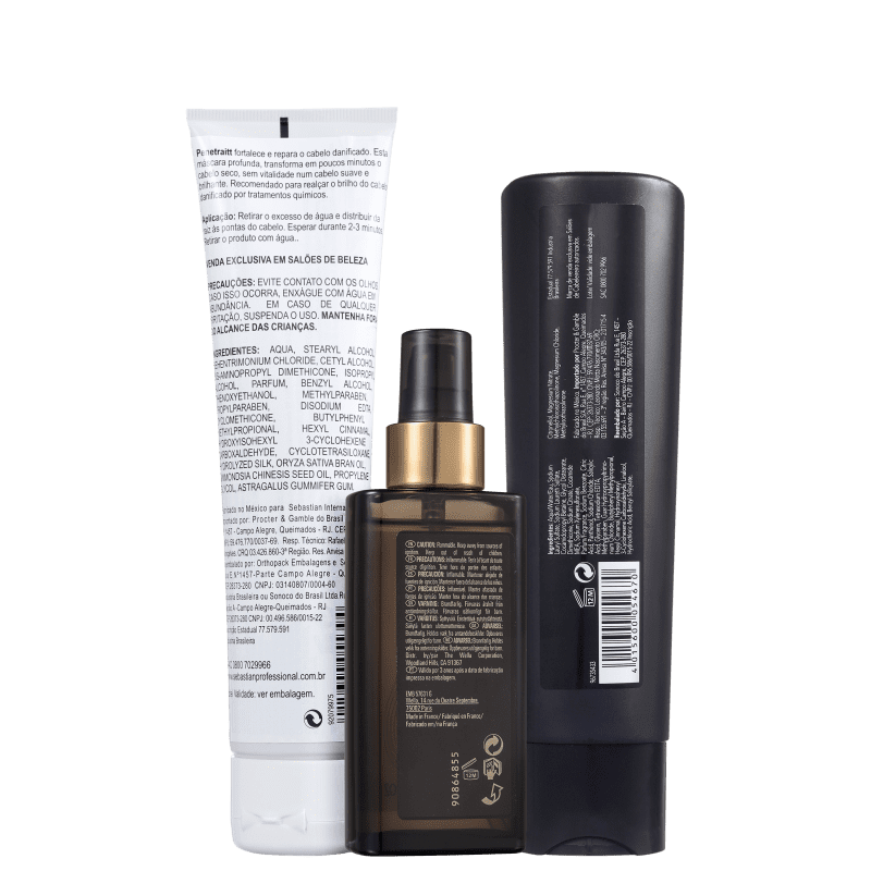 Kit Sebastian Professional Dark Penetraitt Trio (3 Produtos)