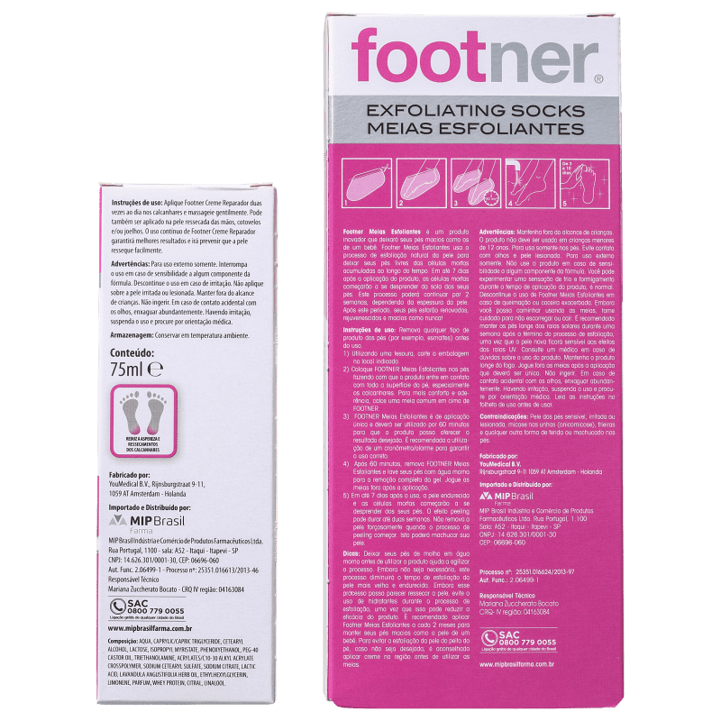 Kit Footner Tratamento de Beleza para os Pés (2 Produtos)