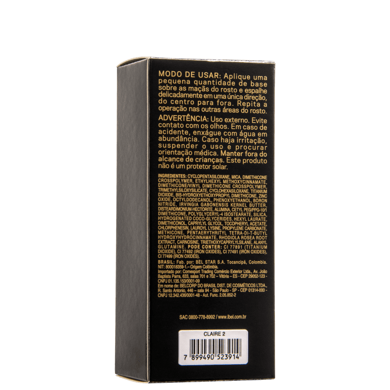 L'Bel Matiffiant FPS 15 Claire 2 - Base em Mousse 30g