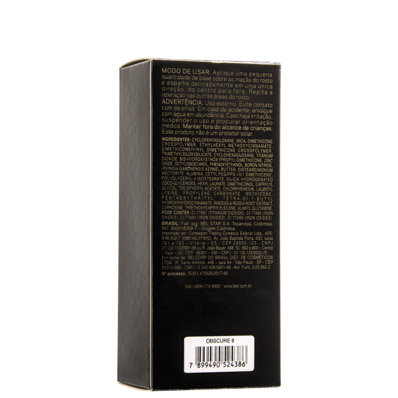 L'Bel Matiffiant FPS 15 Obscure 9 - Base em Mousse 30g