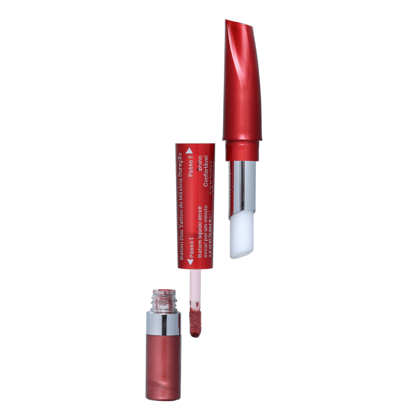 L'Bel Color Maxtime Duo Tattoo Ciruella Desire - Batom Líquido Cintilante 2,8ml