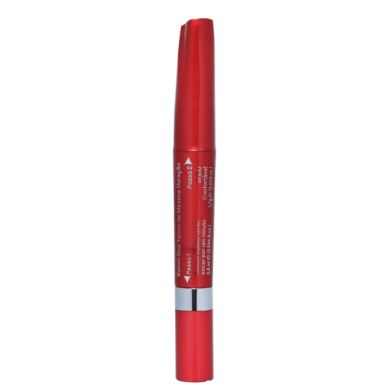 L’Bel Color Maxtime Duo Tattoo Coral Magic - Batom Líquido Cintilante 2,8ml