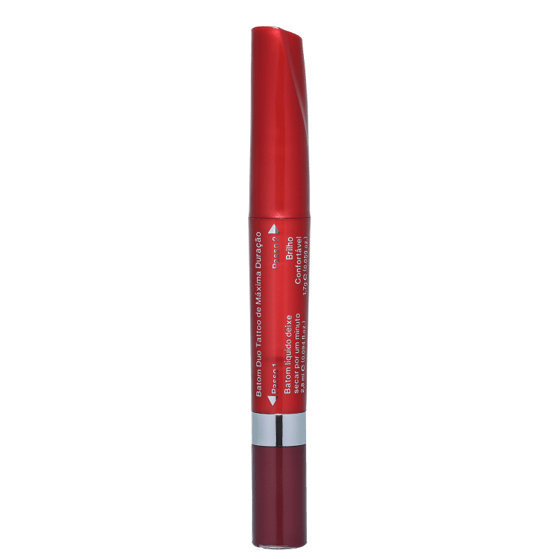 L'Bel Color Maxtime Duo Tattoo Vino Deliss - Batom Líquido Cintilante 2,8ml