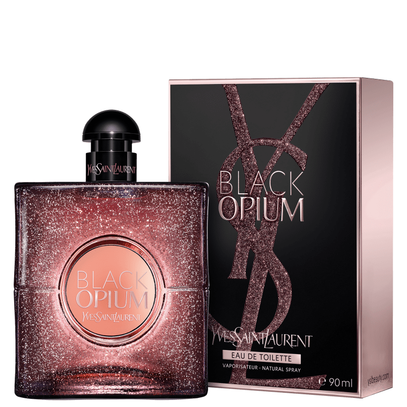 Black Opium Glow Yves Saint Laurent Eau de Toilette - Perfume Feminino 90ml