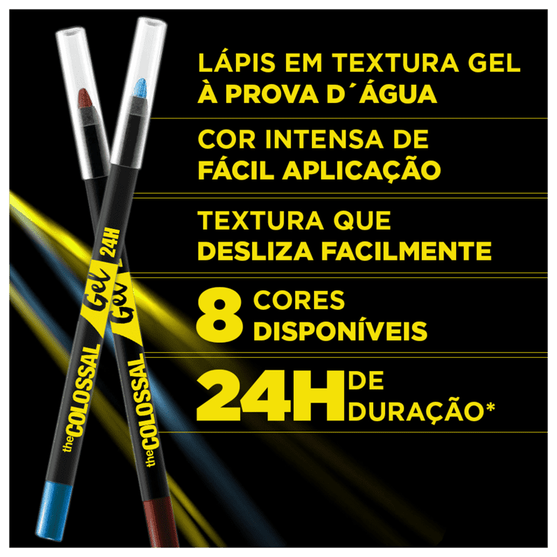 Maybelline Colossal Gel Noite Vinho - Lápis de Olho 1,2ml