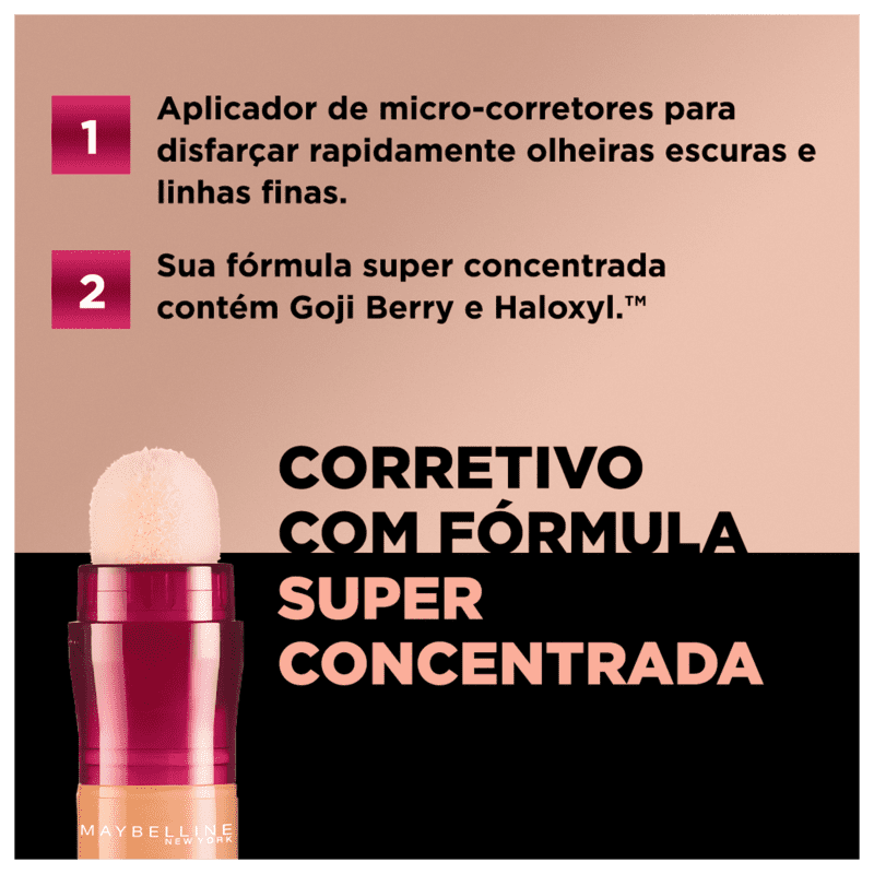 Maybelline Instant Age Rewind Eraser Dark Circles Tan - Corretivo Líquido 5,9ml