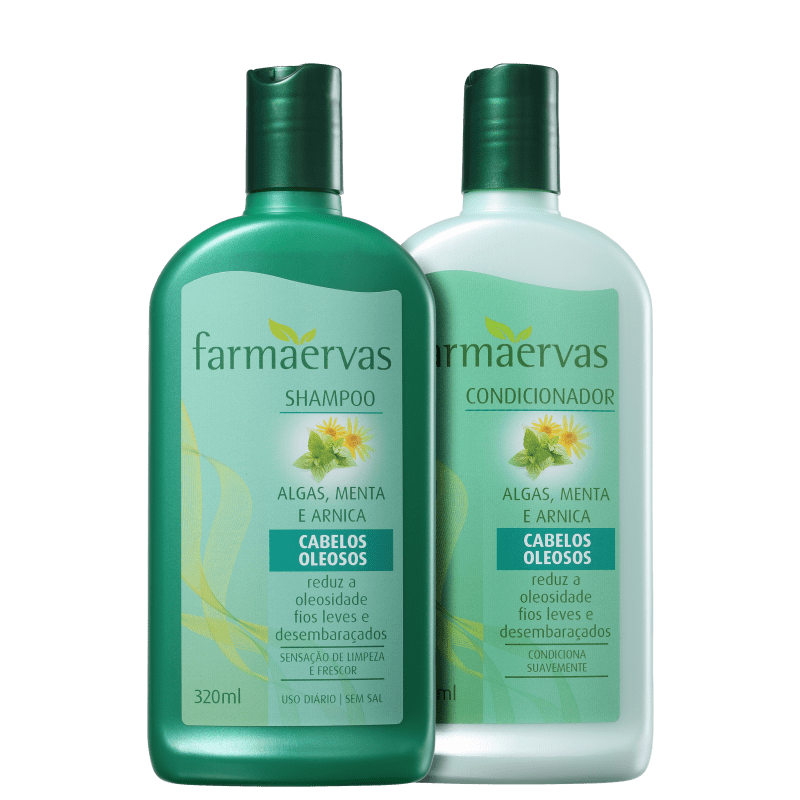 Kit Farmaervas Algas, Menta e Arnica Duo (2 Produtos)
