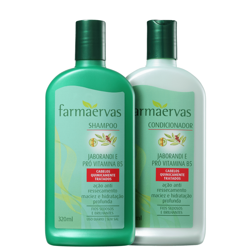 Kit Farmaervas Jaborandi e Pró Vitamina B5 Duo (2 Produtos)