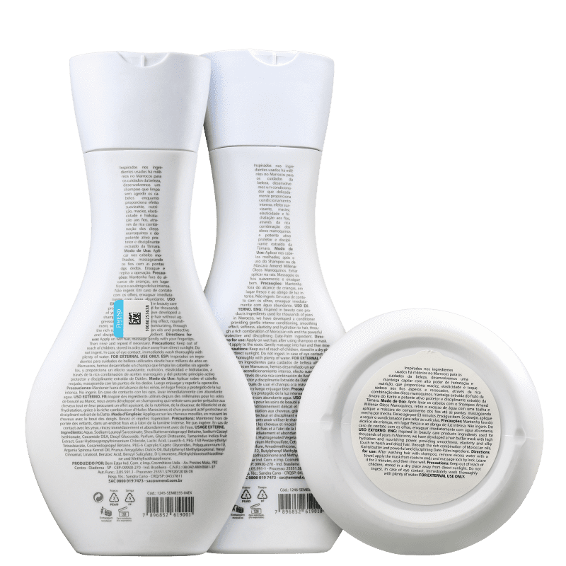 Kit Amend Millenar Óleos Marroquinos Trio (3 Produtos)